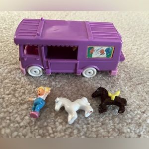 Vintage 1994 Polly Pocket Stable On The Go
